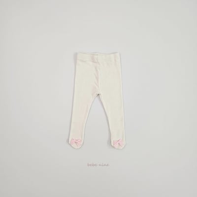 bebe nine21 (65cm-75cm) 3色蝴蝶結緞帶褲襪11