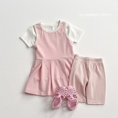 vivid33｜(78cm-125cm) 2款甜美網球無袖連身裙12