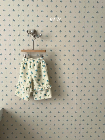 S0.U12｜(12m-M)  絨毛小碎花長褲2