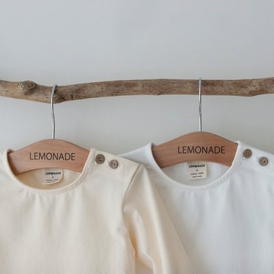 LEMONADE10｜(55cm-85cm) 2色側開扣素面上衣12