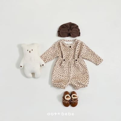 Oottbebe05｜(0m-12m) 波點/豹紋上衣吊帶褲套裝13