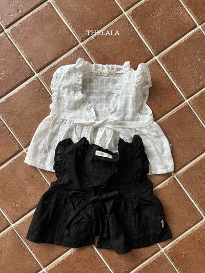 thelala22｜ (70-115) 雕花綁帶背心7