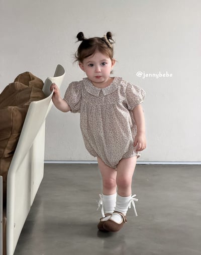 JE695｜(66-90cm) 田園碎花包屁衣21