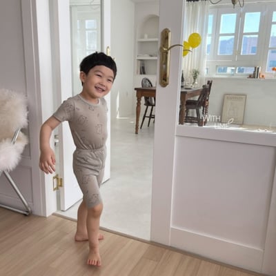 LIME&BLUE05｜(80-118cm)  熊熊室內居家服10