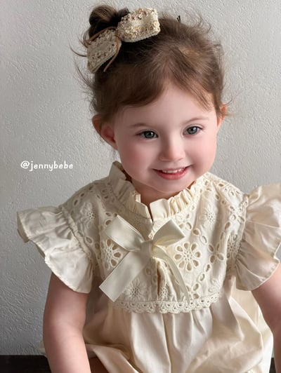 JE732｜(66-120cm) 刺繡緞帶包屁衣/洋裝8