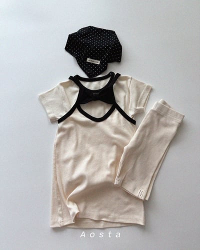 AOSTA44｜(6m-5y) 4款夏季羅紋緊身褲12