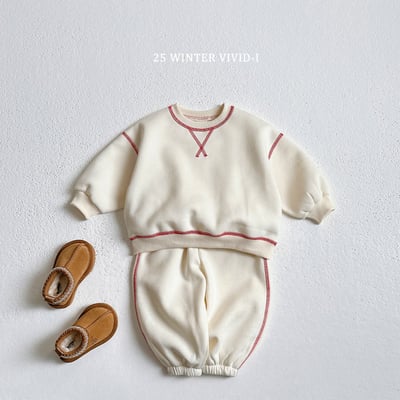 vivid93｜(78cm-125cm) 經典縫線滾邊休閒套裝14