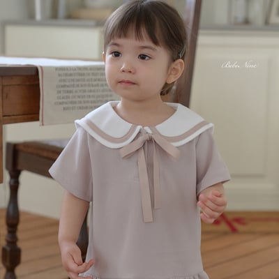 bebe nine22  (65cm-115cm) 3色英倫學院風連身裙10