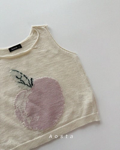 AOSTA34｜(6m-5y) 2款針織水果背心7