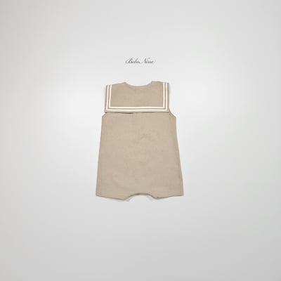 bebe nine35  (6m-24m) 3色海軍翻領連身服6