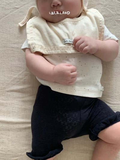 lala land40｜(3m-18m) 2色水手綁帶圍兜10