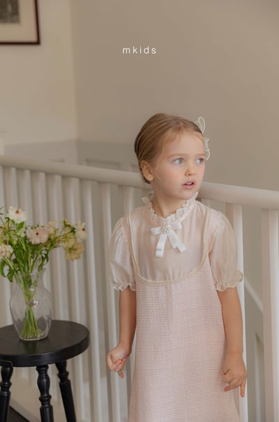 M-KIDS14｜(65-115cm) 雪紡小香風洋裝18