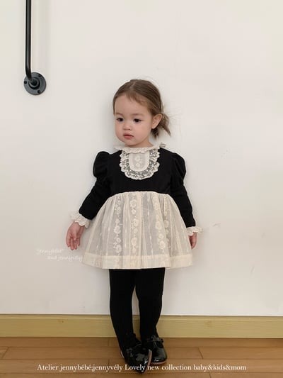 JE595｜(66cm-90cm) 英國風公主泡泡袖包屁衣13