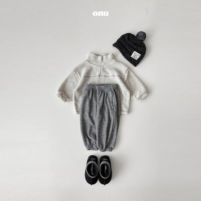 onu 41｜(70cm-115cm) 抓絨中領上衣12