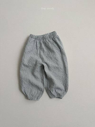 MiniRobe12｜(70-110) 抓皺波點縮口褲15