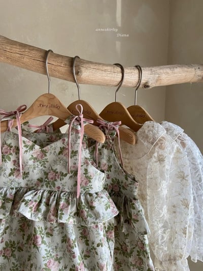 Anne Shirley11｜(3m-22m) 1色春日碎花綁帶包屁衣6