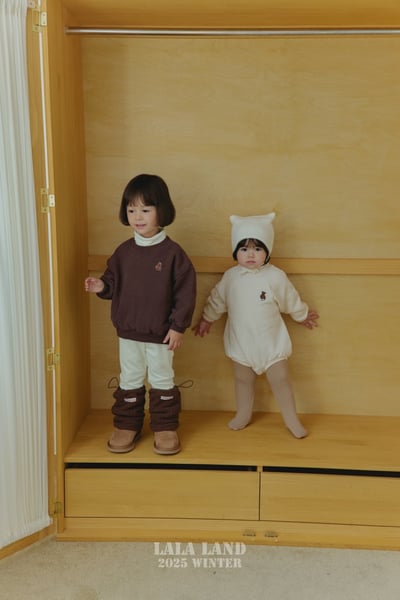 lala land09｜(60cm-83cm) 3色格蘭小熊包屁衣13