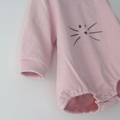 LEMONADE45｜(55cm-85cm) 2色小貓包屁衣含帽子19