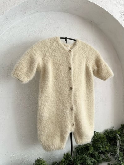 MONBEBE48｜(3m-24m) 暖棉刷毛連身衣13