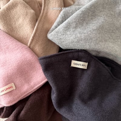 Lindo32｜(3m-18m) 素面三角圍巾2