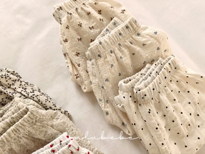 Valubebe 12｜(65-90cm) 夏季壓花褲5