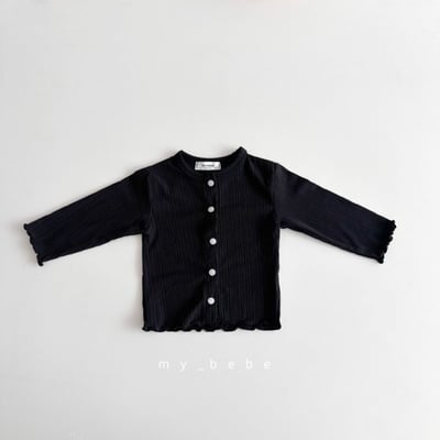 my_bebe32｜(80-120cm) 褶皺捲邊開襟外套19