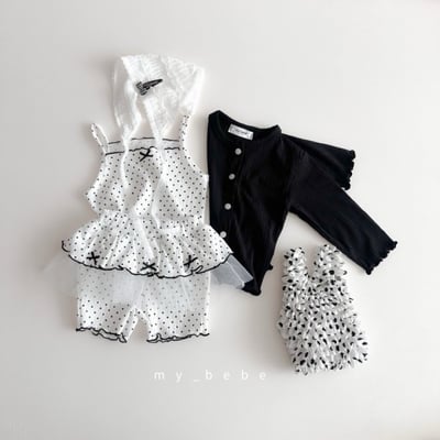 my_bebe20｜(80-120cm) 抓皺無袖緞帶套裝17