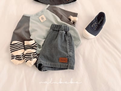 Valubebe 11｜(65-90cm) 復古拼接上衣8