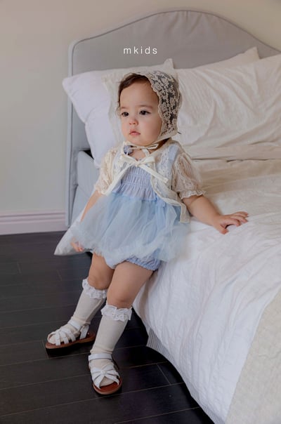 M-KIDS57｜(65-115cm) 無根蕾絲長襪16