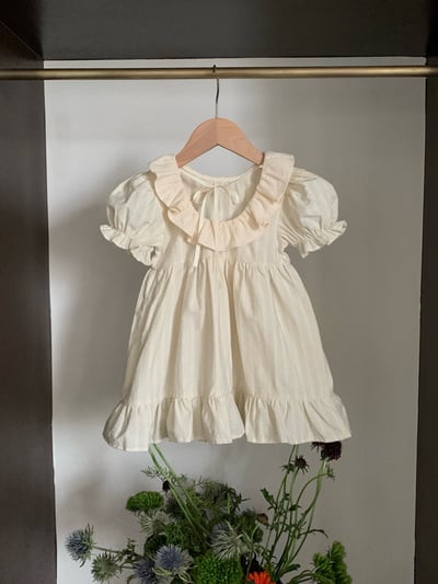 JE31｜(66-120cm) 荷葉領條紋包屁衣/洋裝6