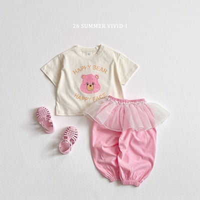 vivid67｜(78cm-125cm) 4款快樂熊短袖上衣18