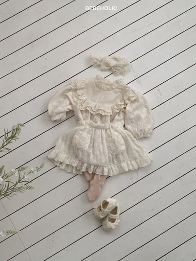 Bebe holic46｜(3m-18m) 法式層次蕾絲裙14