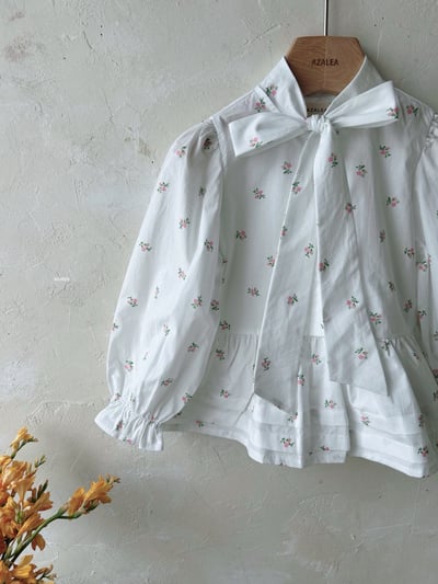 Azalea13｜(85-118cm) 蝴蝶結襯衫7