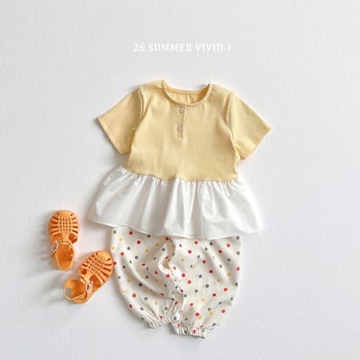 vivid34｜(78cm-125cm) 3款迷你羅紋蛋糕連身裙12