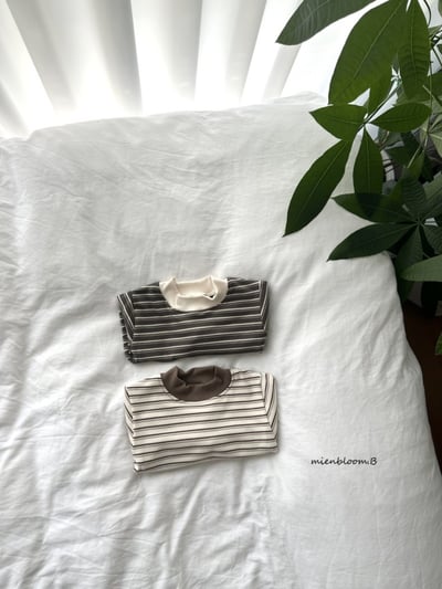 Bloom.b06｜(0m-24m/85cm-125cm) 撞色條紋上衣8