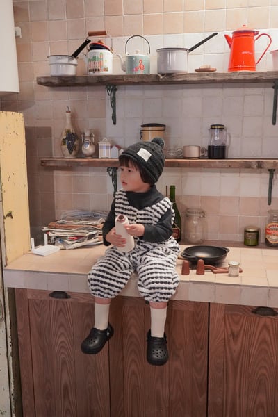 onu 14｜(70cm-115cm) 絨毛條紋連身褲24