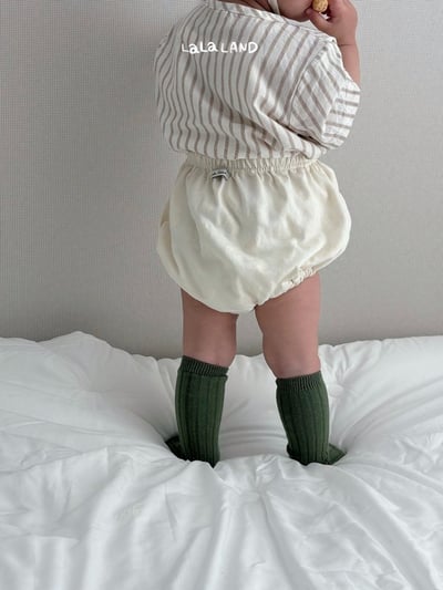 lala land16｜(3m-18m) 2色素面迷你燈籠褲2