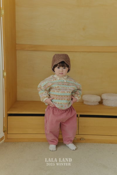 lala land43｜(60cm-83cm) 4色磨毛燈芯絨長褲8