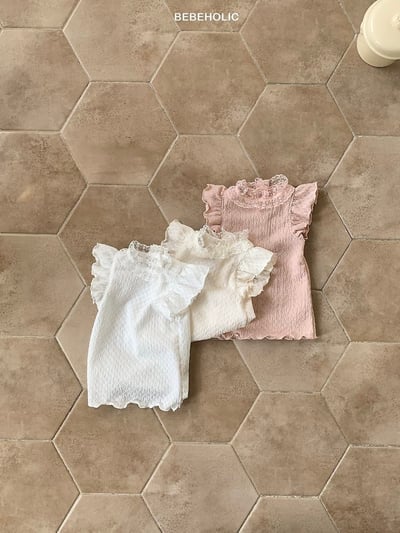 Bebe holic41｜(3m-18m) 中領蕾絲上衣2