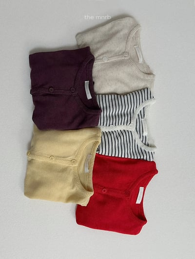 MiniRobe24｜(70-110) 針織開襟外套5