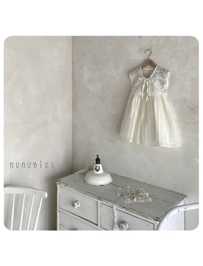 NUNU BIEL11｜(65-115cm) 玫瑰吊帶連身裙8