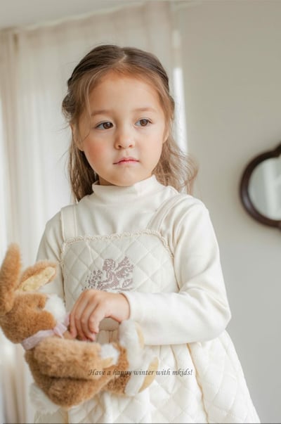 M-KIDS27｜(65-115cm) 2色立領內搭上衣7