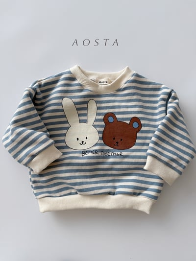 AOSTA07｜(6m-5y) 燈小熊小兔休閒上衣11