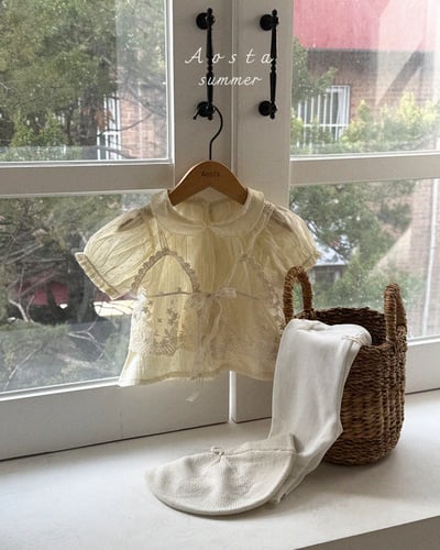 AOSTA58｜(6m-5y) 2款翻領泡泡袖上衣12