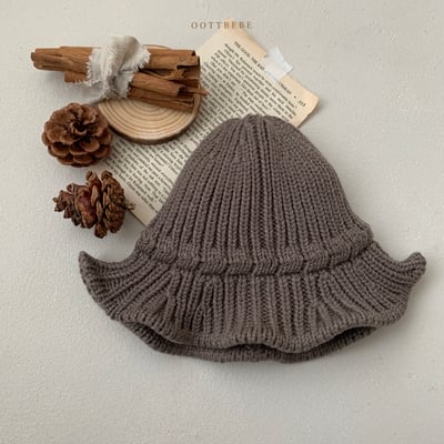 Oottbebe53｜(6m-3y  Free)  針織漁夫帽9