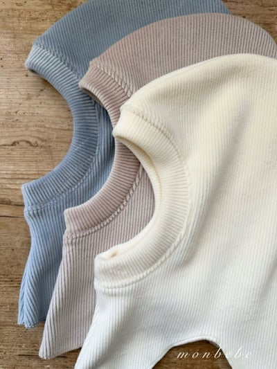 MONBEBE36｜(3m-24m) 簡約絲絨頭套5