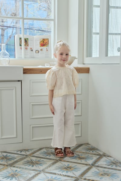 ROA31｜(6m-18m) 2色素面大喇叭褲14