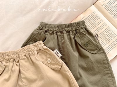 Valubebe 62｜(65-90cm) 毛絨口袋褲5