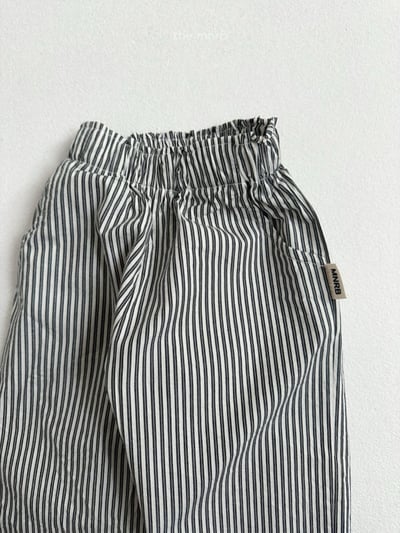 MiniRobe09｜(70-110) 格紋/細條紋直筒褲9