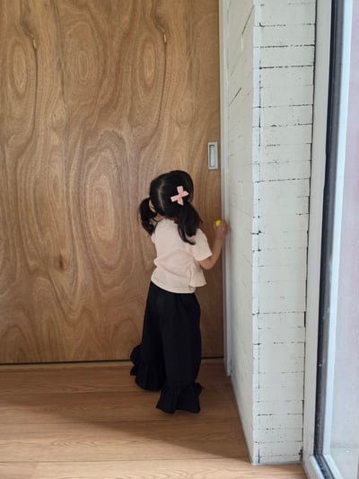 Color17｜(75-115cm) 荷葉邊兩件式上衣9